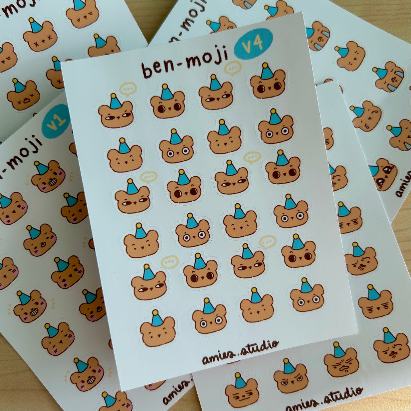 Benmoji Mischief Emotes (V4) Journaling Stickers