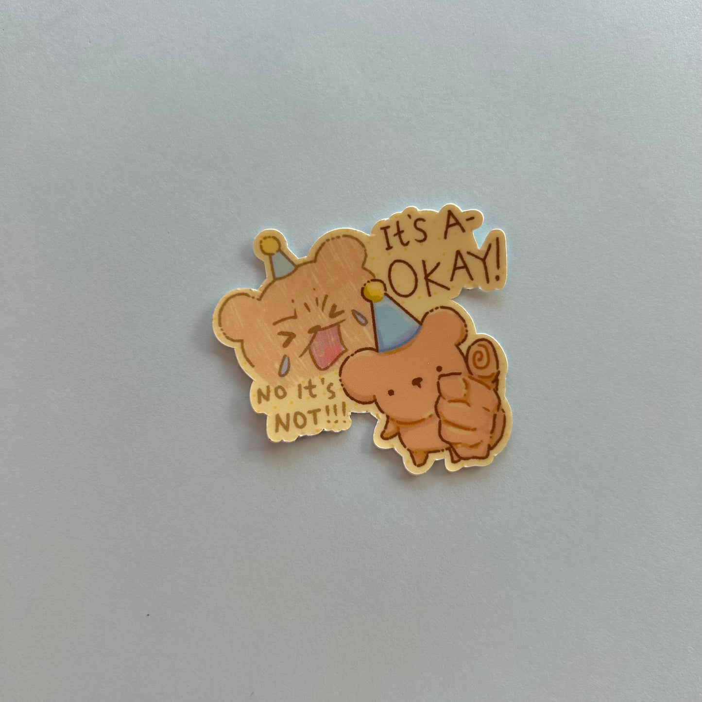 Benji This is Fine Vinyl Sticker