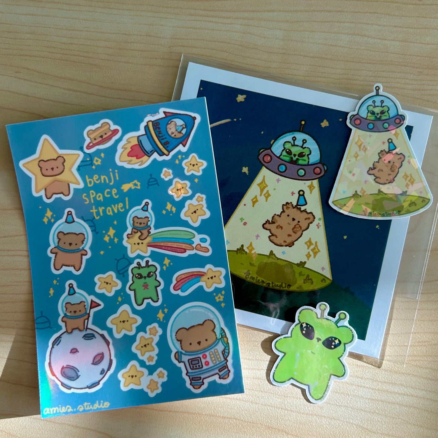 Benji Space Stationary Set