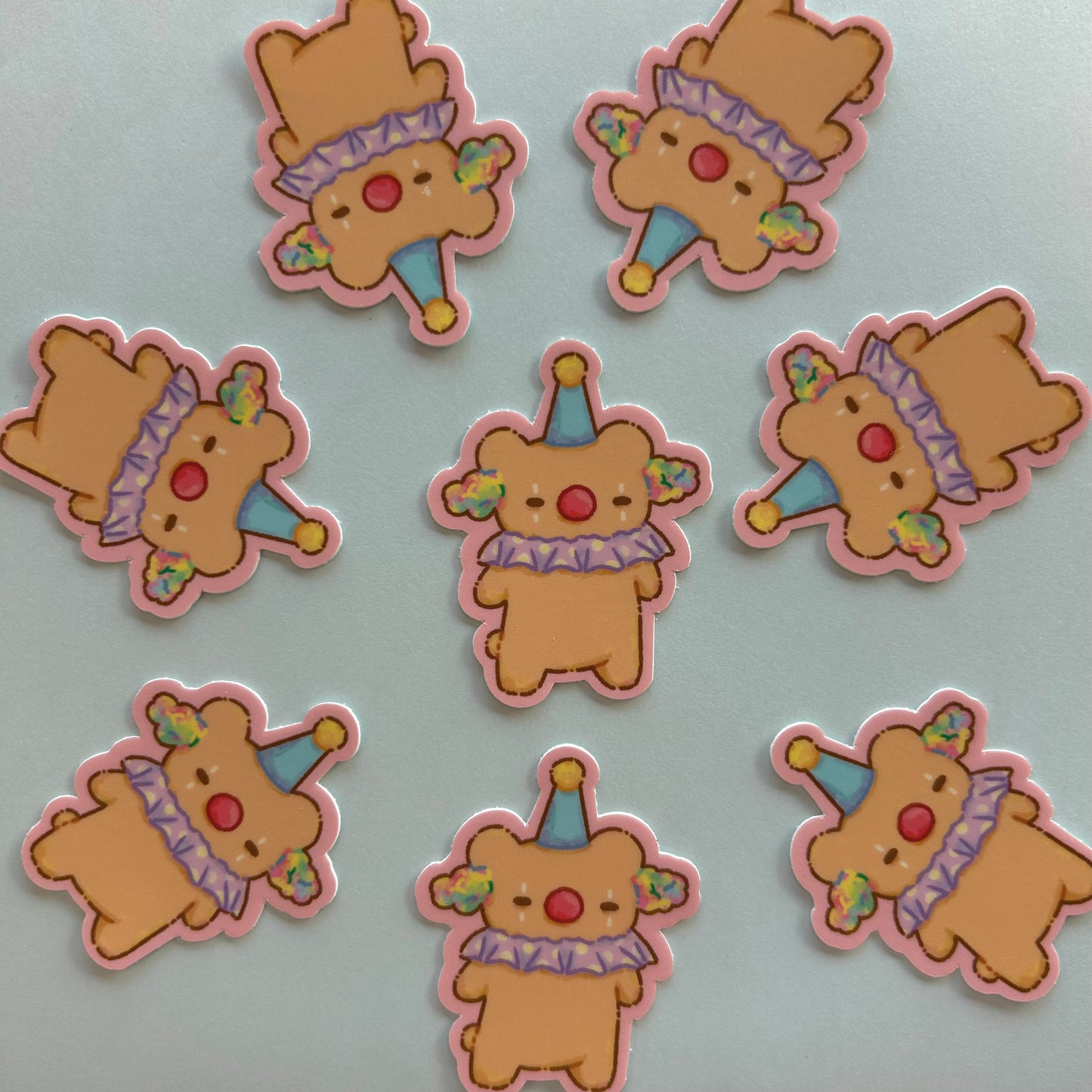 Benji Clown Vinyl Sticker