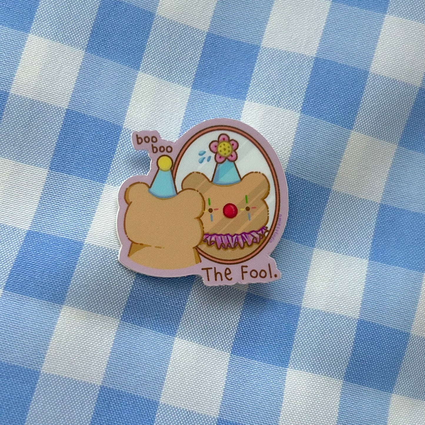 Boo-boo the Fool Vinyl Sticker