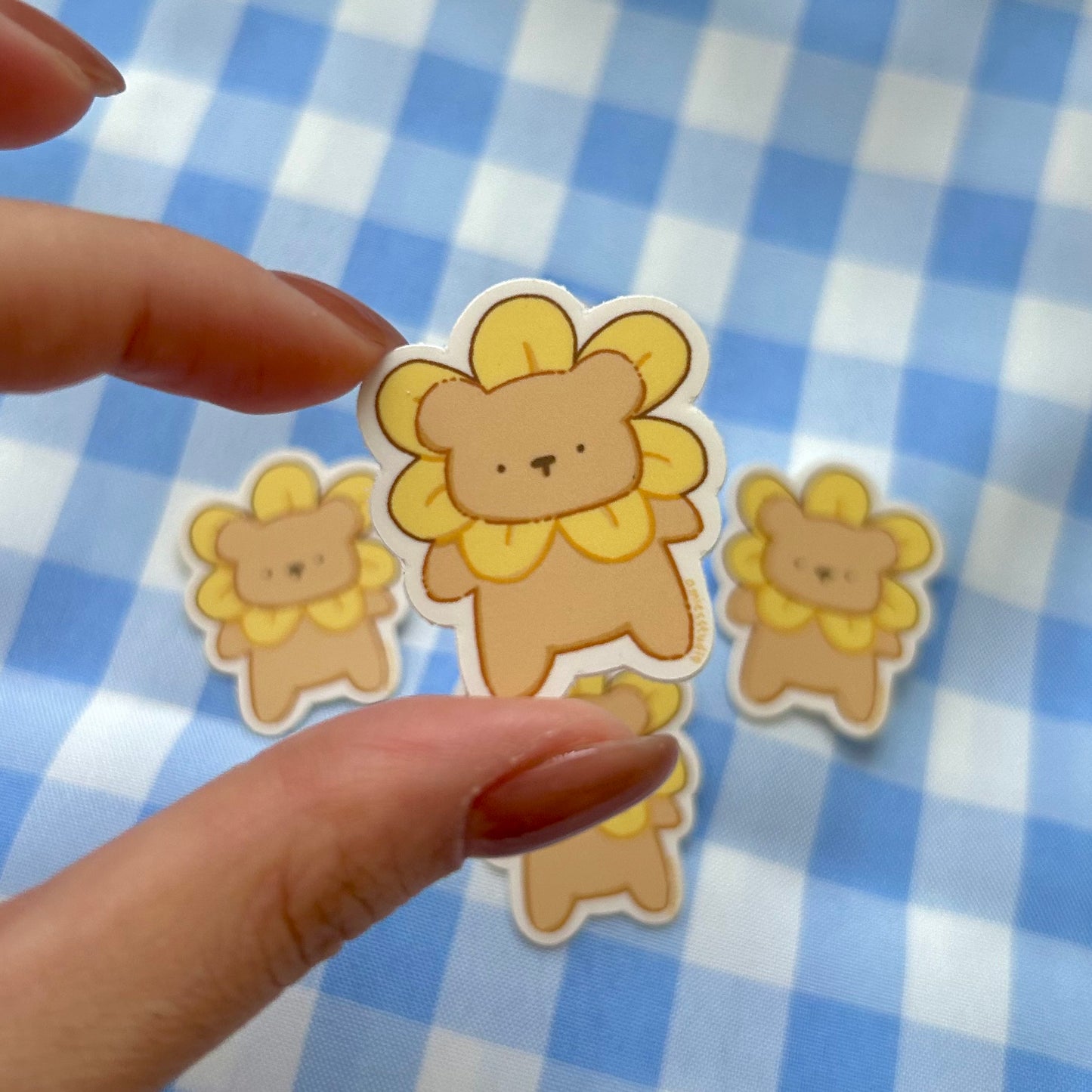 Flower Benji Vinyl Sticker