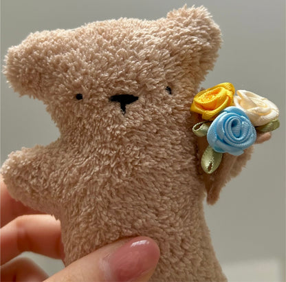 Benji Bear with Flower Bouquet