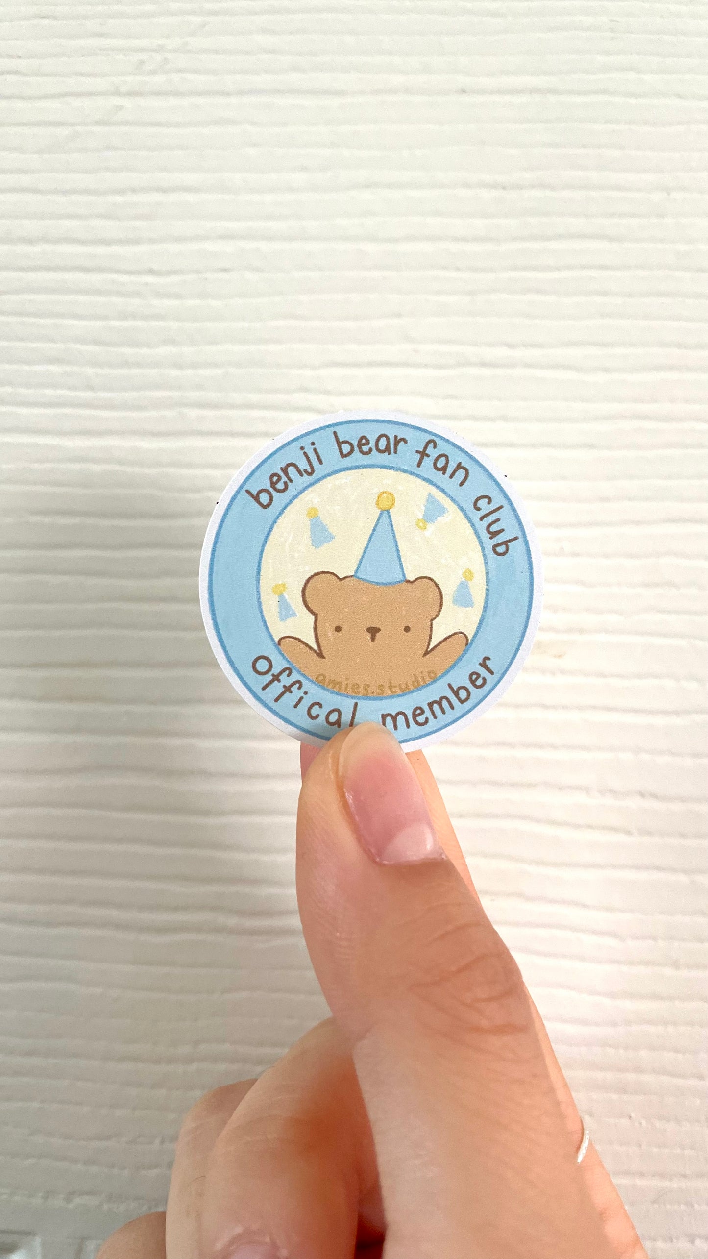 Benji Fan Club Sticker