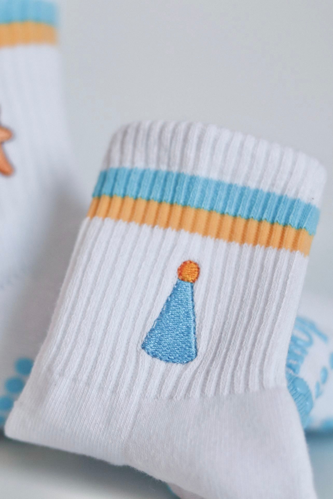 Benji Bear X Alive&Aglow Grip Socks [IN STOCK]