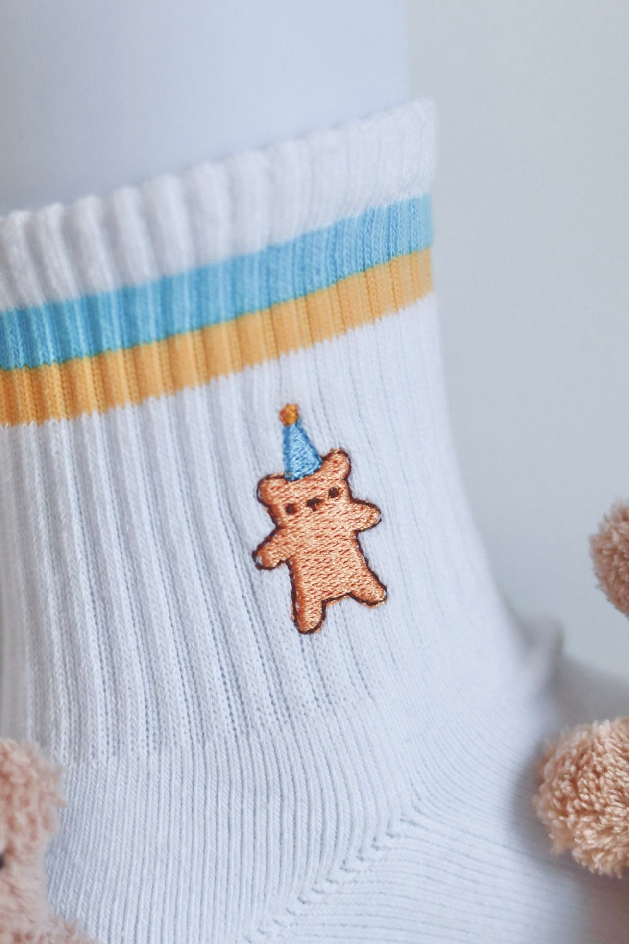 Benji Bear X Alive&Aglow Grip Socks [IN STOCK]